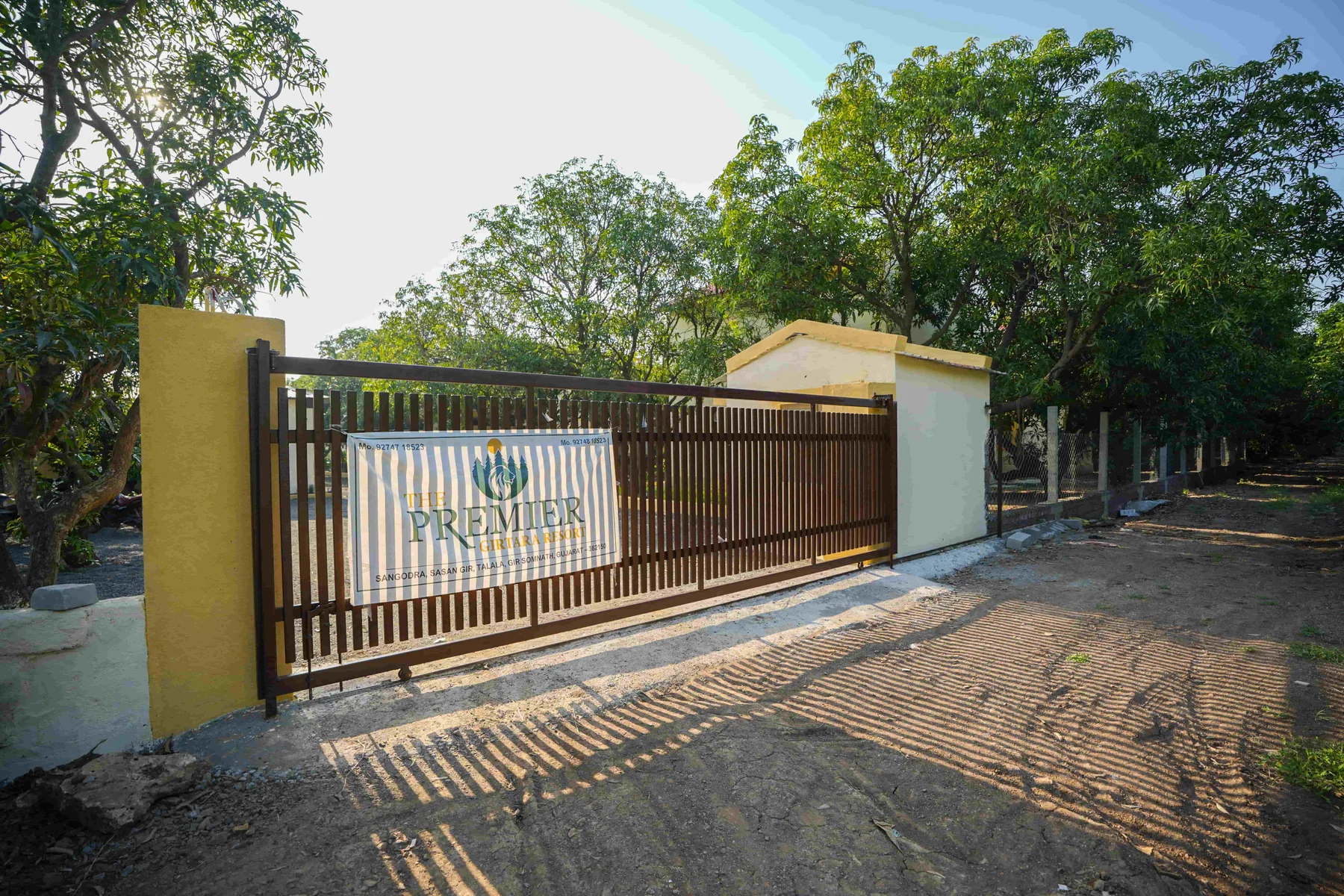 Entrance gate of The Premier Girtara Resort